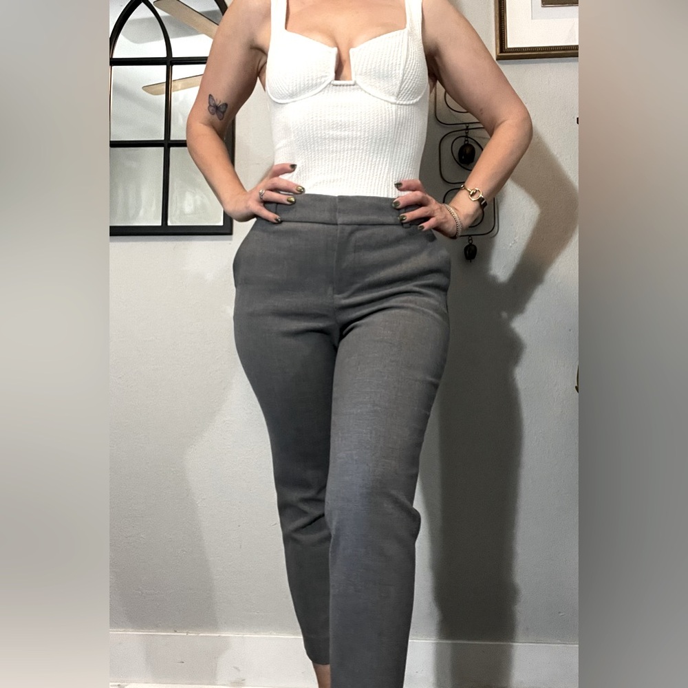 J. Crew Gray Ankle Pants